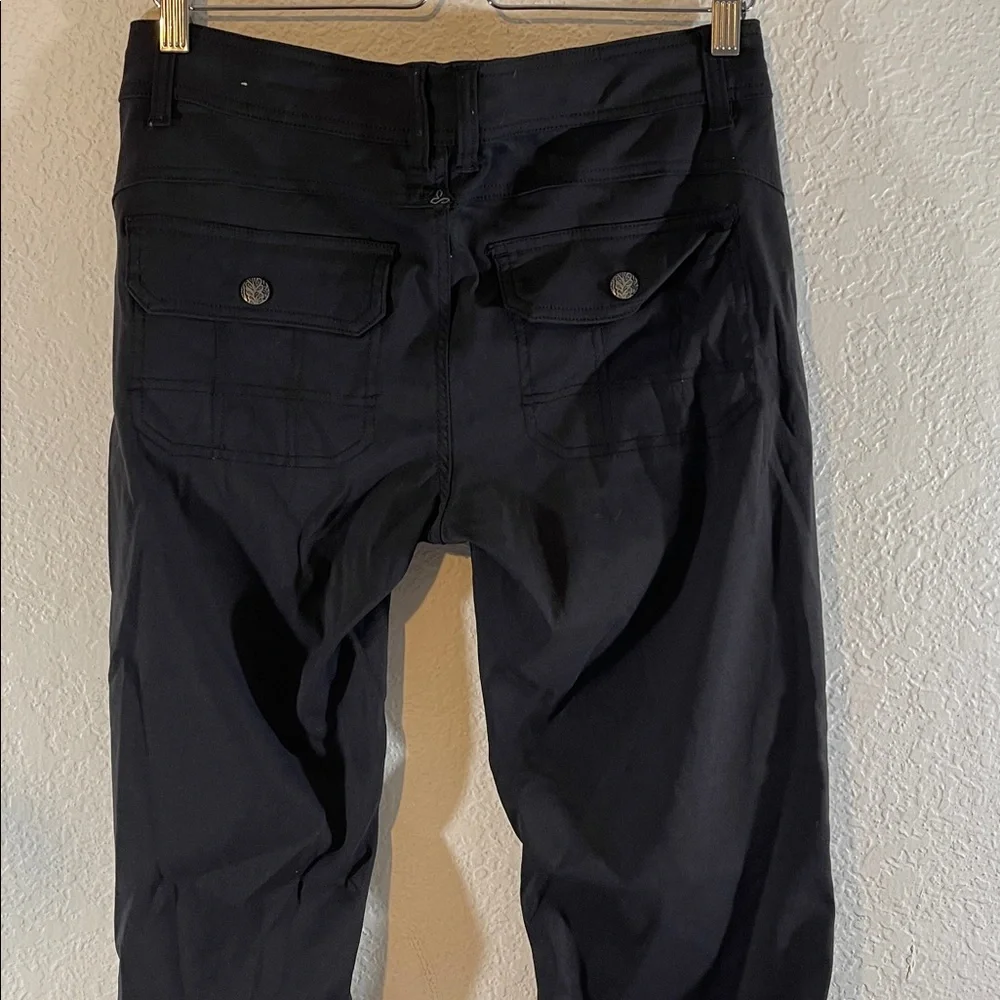 PrAna Women's Halle Pants W4HARG113 Hiking Roll Up Outdoor Stretch Black Size 6 - Picture 7 of 14